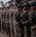 Members of Indonesian Korps Marinir, 1st Recon Bn. Marines participate in opening ceremony for reconnaissance exchange