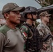 Members of Indonesian Korps Marinir, 1st Recon Bn. Marines participate in opening ceremony for reconnaissance exchange