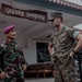 Members of Indonesian Korps Marinir, 1st Recon Bn. Marines participate in opening ceremony for reconnaissance exchange