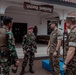 Members of Indonesian Korps Marinir, 1st Recon Bn. Marines participate in opening ceremony for reconnaissance exchange