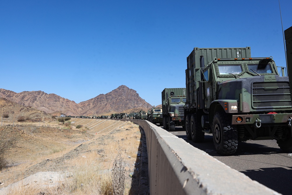 Native Fury 24: Long-Range Convoy Throughout Saudi Arabia