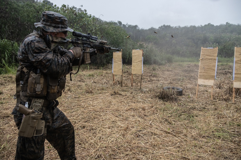 Indonesian Korps Marinir, 1st Recon Bn. Marines conduct live-fire range