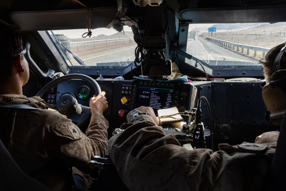 Native Fury 24: Long-Range Convoy Throughout Saudi Arabia
