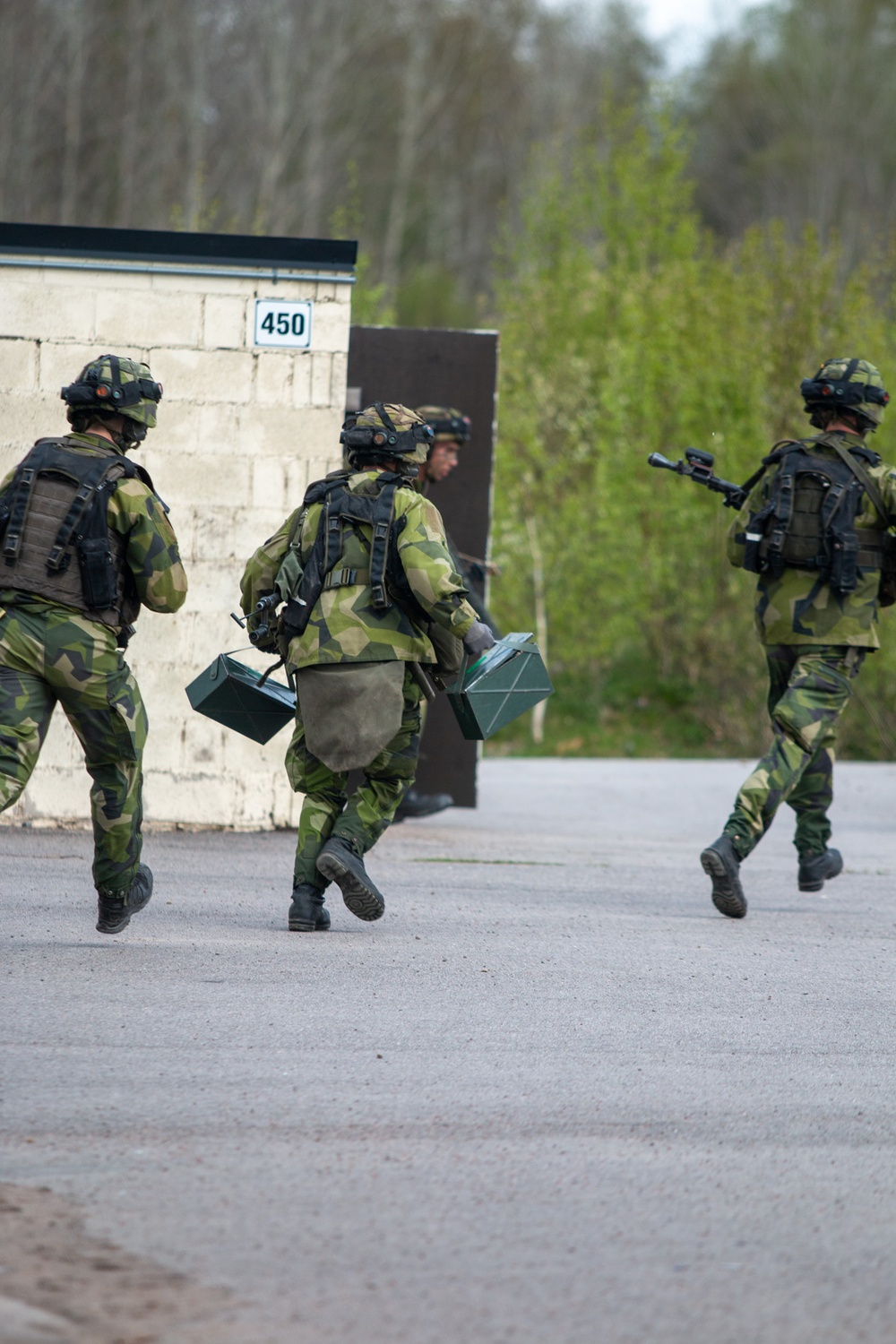 U.S. and Swedish Forces Enhance Combat Readiness at Sophisticated Urban Warfare Site in Sweden