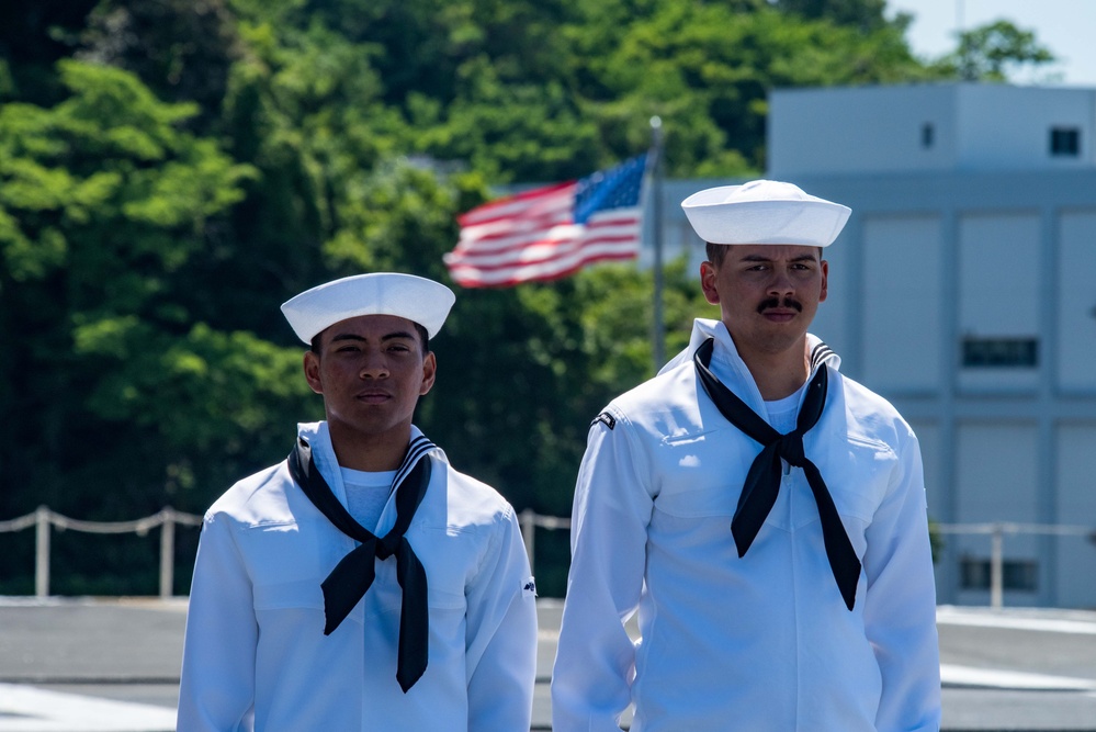 USS Ronald Reagan (CVN 76) returns to Yokosuka, Japan