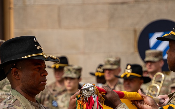 The 1st Cavalry Division assumes authority from the 3rd Infantry Division