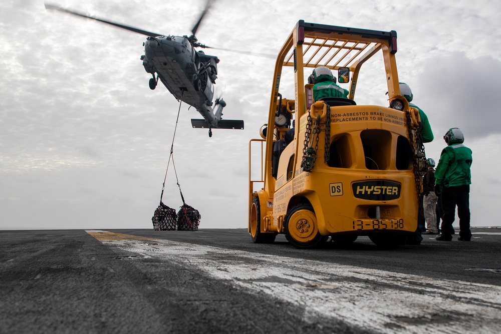 George Washington conducts Helo Operations