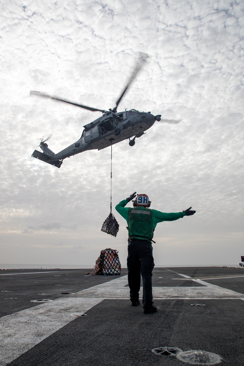 George Washington conducts Helo Operations
