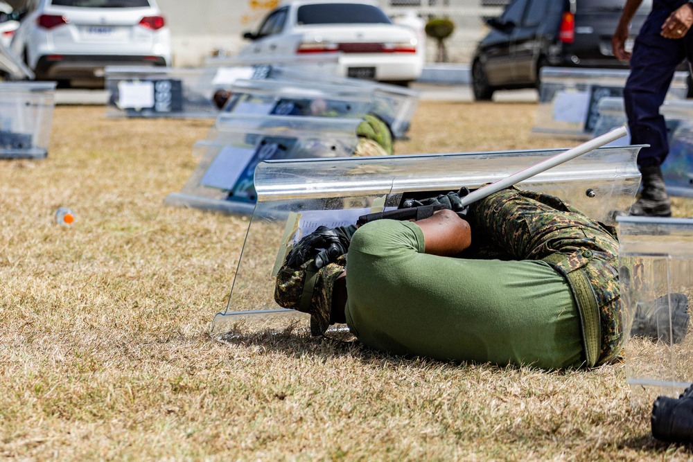 Regional Security System instructors teach public order to multinational team at TRADEWINDS 24