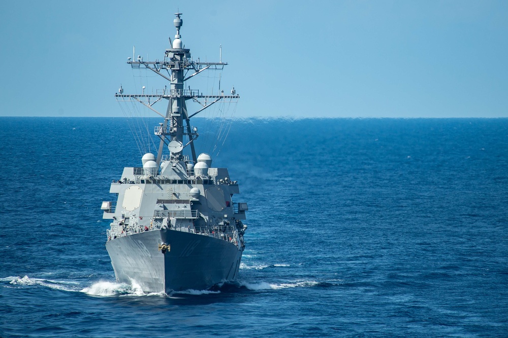 Daniel Inouye Sails on the South China Sea