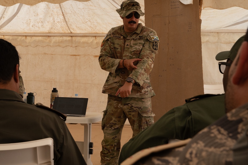 Utah National Guard translator bridges the gap between cultures at African Lion 2024