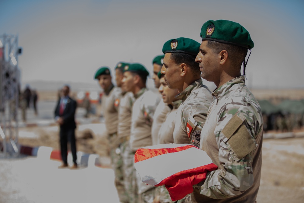 Joint, combined forces successfully execute distinguished visitors day at African Lion 2024