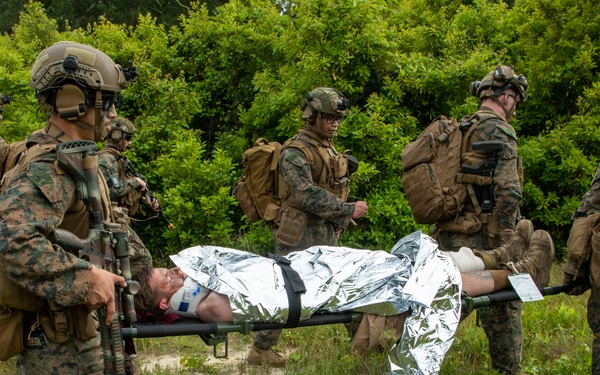 WSP ARG-24th MEU Conducts Simulated TRAP