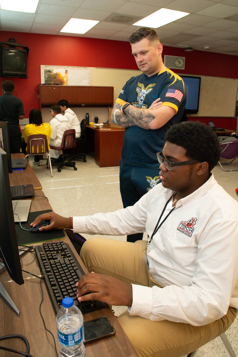 Technology Magnet School Gets a Visit During Fleet Week Miami