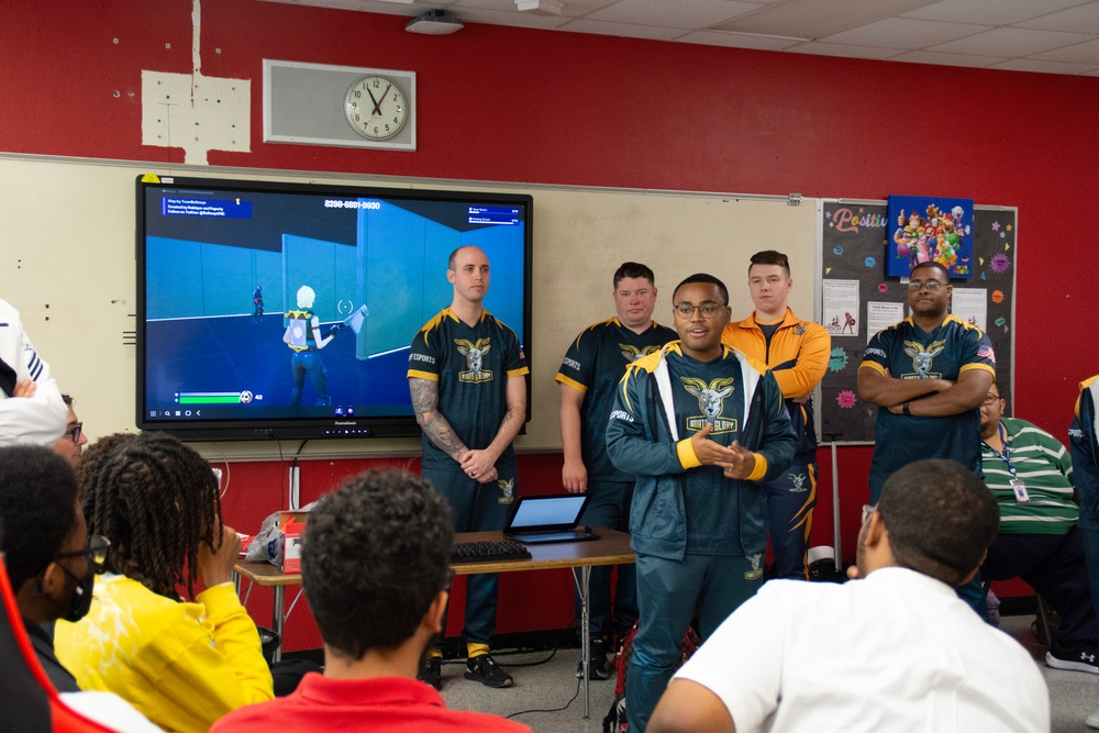 Technology Magnet School Gets a Visit During Fleet Week Miami