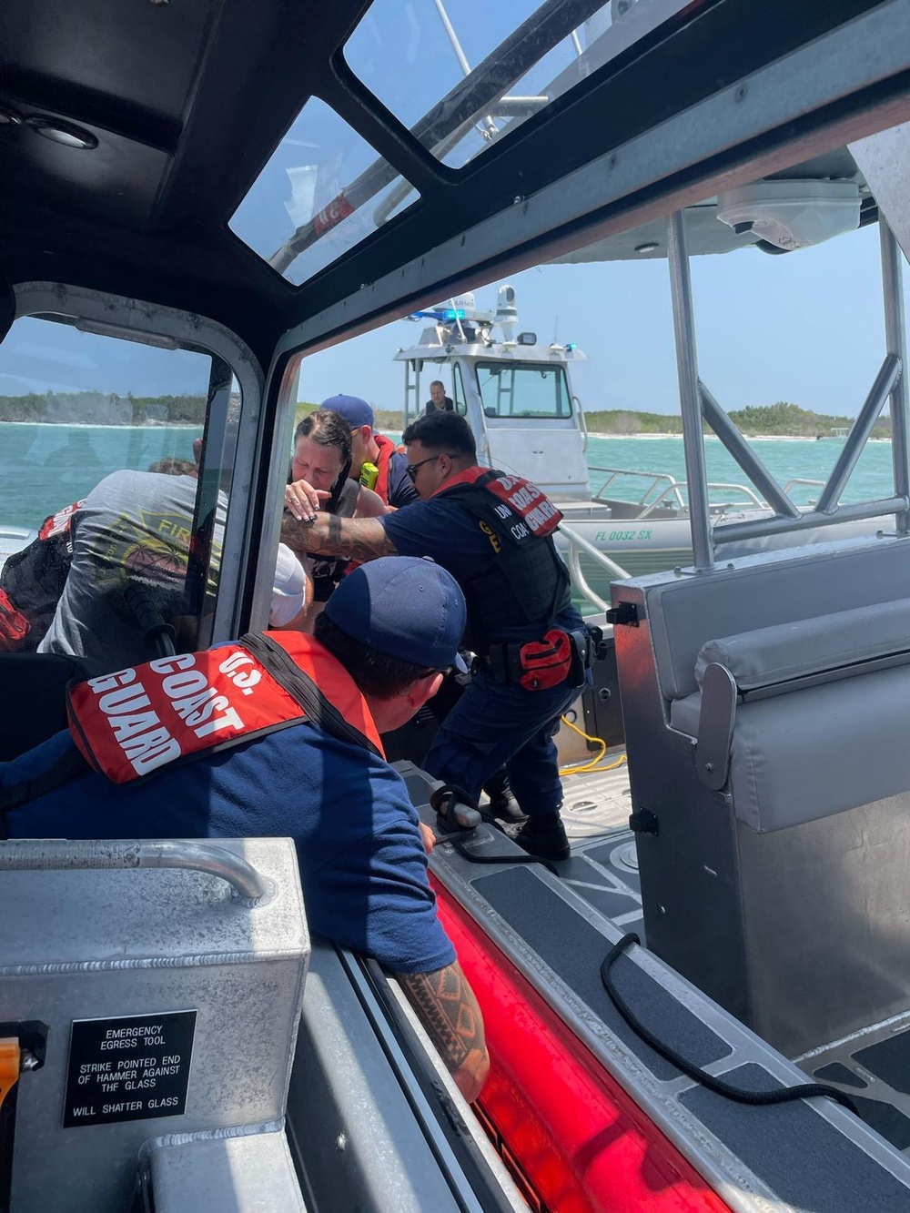 Coast Guard rescues 5 boaters in under 3 hours near Tampa Bay