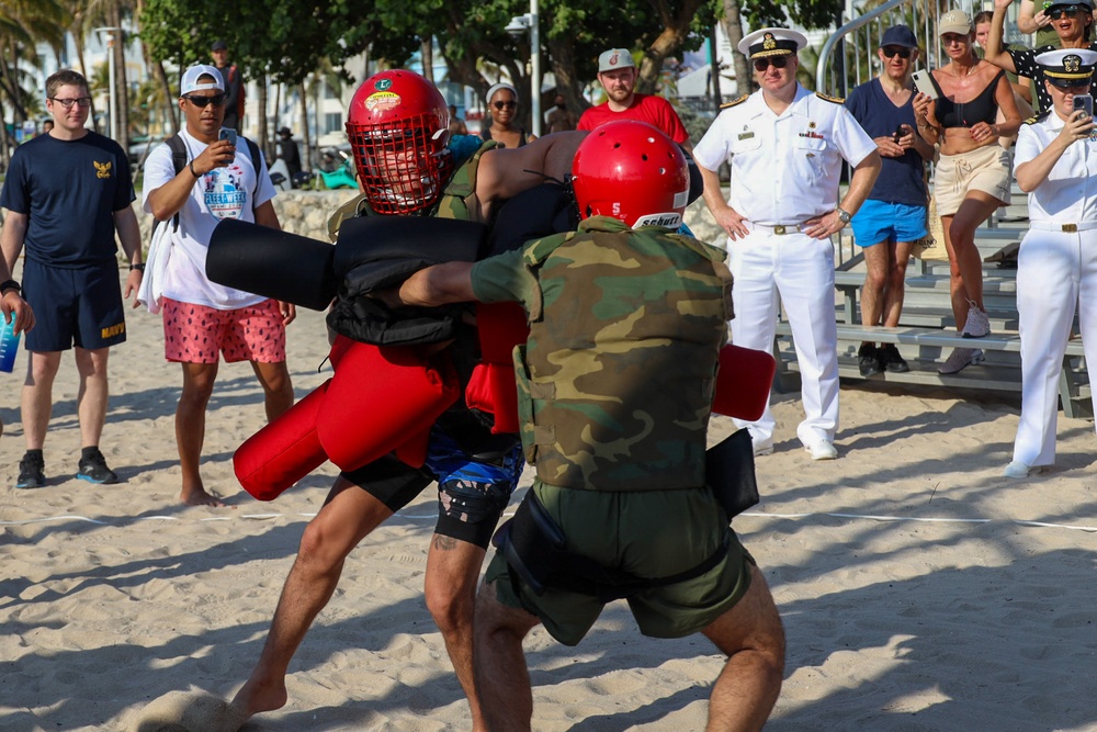 Top Gun Beach Olympics Fleet Week Miami 2024