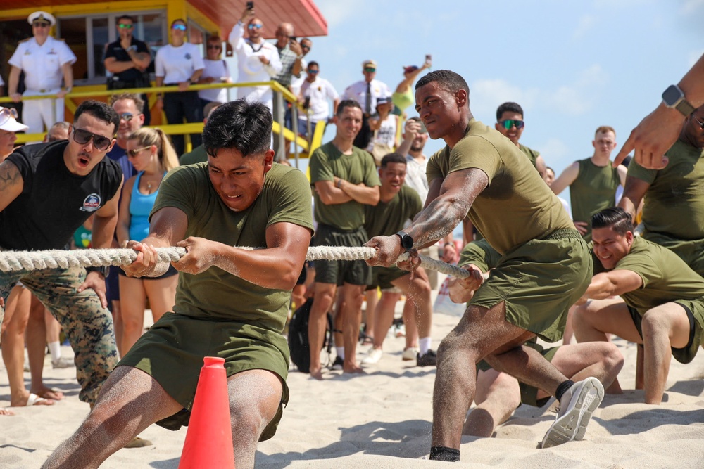 Top Gun Beach Olympics Fleet Week Miami 2024