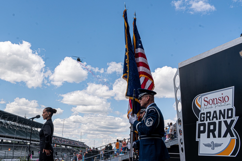 The Indiana National Guard Stand Proud at IMS