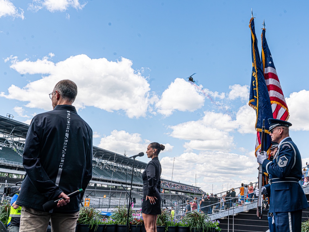 The Indiana National Guard Stand Proud at IMS