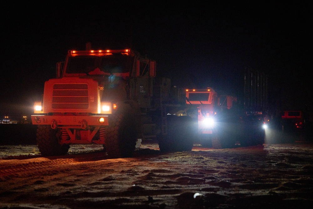 2nd Marine Logistics Group Convoy Arrival