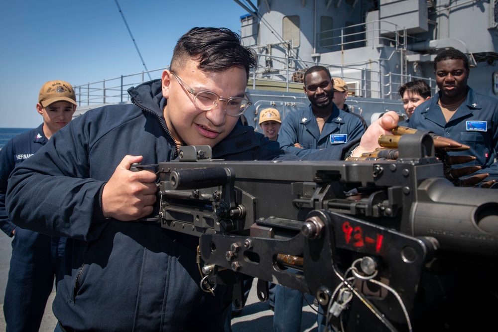 Blue Ridge Conducts Weapons Familiarization