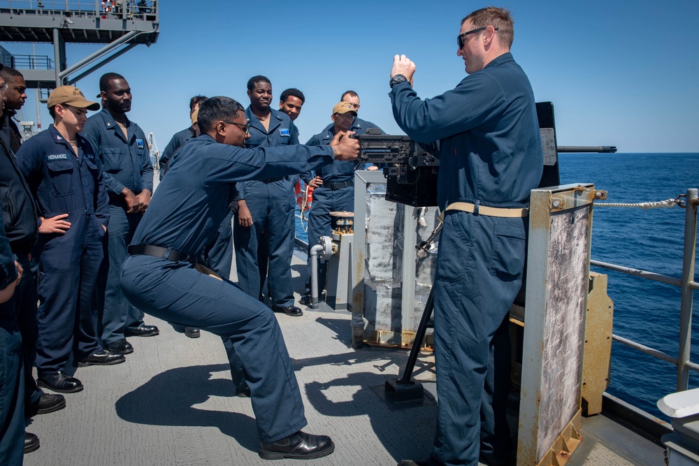Blue Ridge Conducts Weapons Familiarization