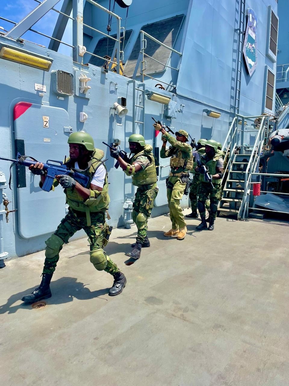 Cabo Verde VBSS training during Obangame Express 2024