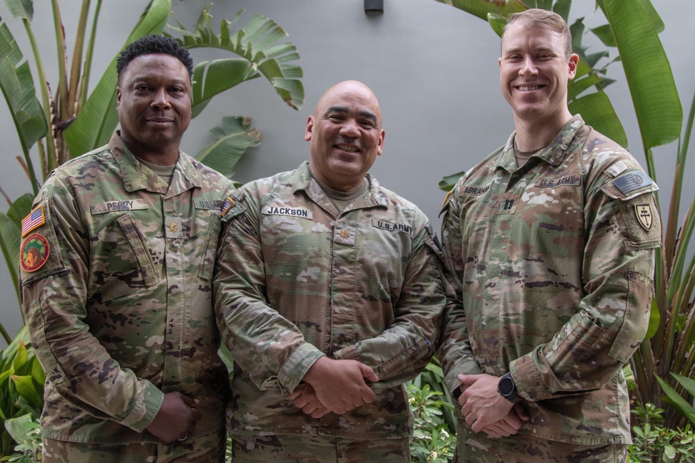 African Lion 2024 exercise planners, joint operations cell liaisons pose for a photo in Tunisia