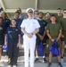 U.S. Sailors and Marines attend a Healthy Kids event at the Hallandale Beach Family Center during Fleet Week Miami 2024