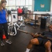 U.S. Sailors and Marines attend a Healthy Kids event at the Hallandale Beach Family Center during Fleet Week Miami 2024