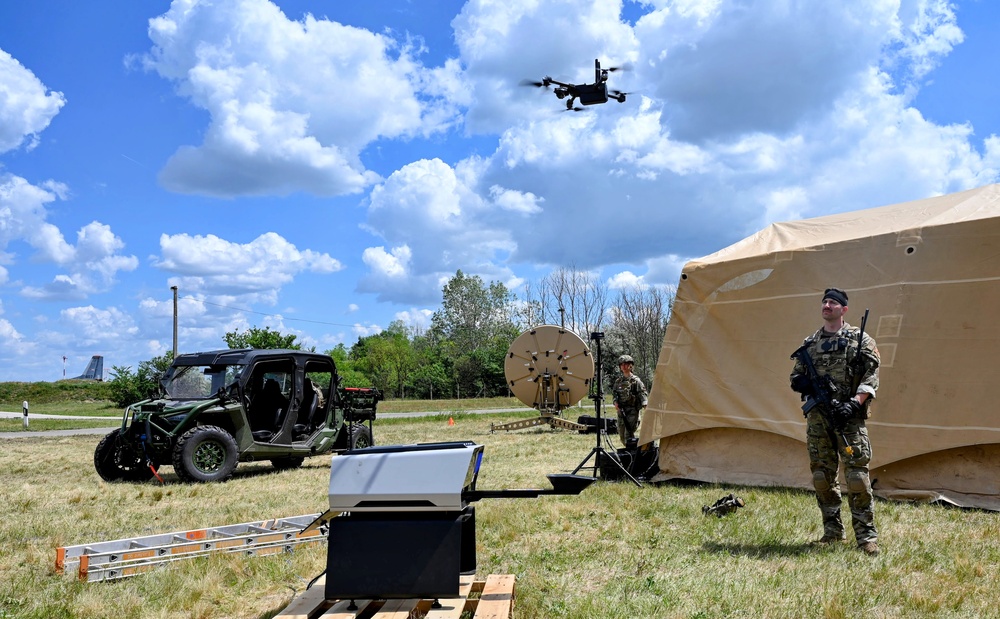 435th CRE embracing small drones