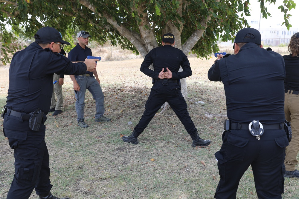 FBI conducts defensive tactics training with police troops from Colombia, Dominican Republic, and Guatemala at TRADEWINDS 24