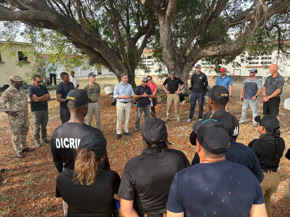 FBI conducts defensive tactics training with police troops from Colombia, Dominican Republic, and Guatemala at TRADEWINDS 24