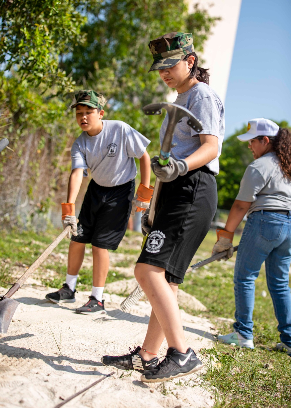 Military Youth Groups Participate in Volunteer Events at the Miami-Dade Military Museum