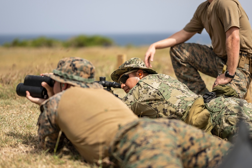 4th Reconnaissance Battalion share marksmanship expertise with members of the Mexican marines at TRADEWINDS 24