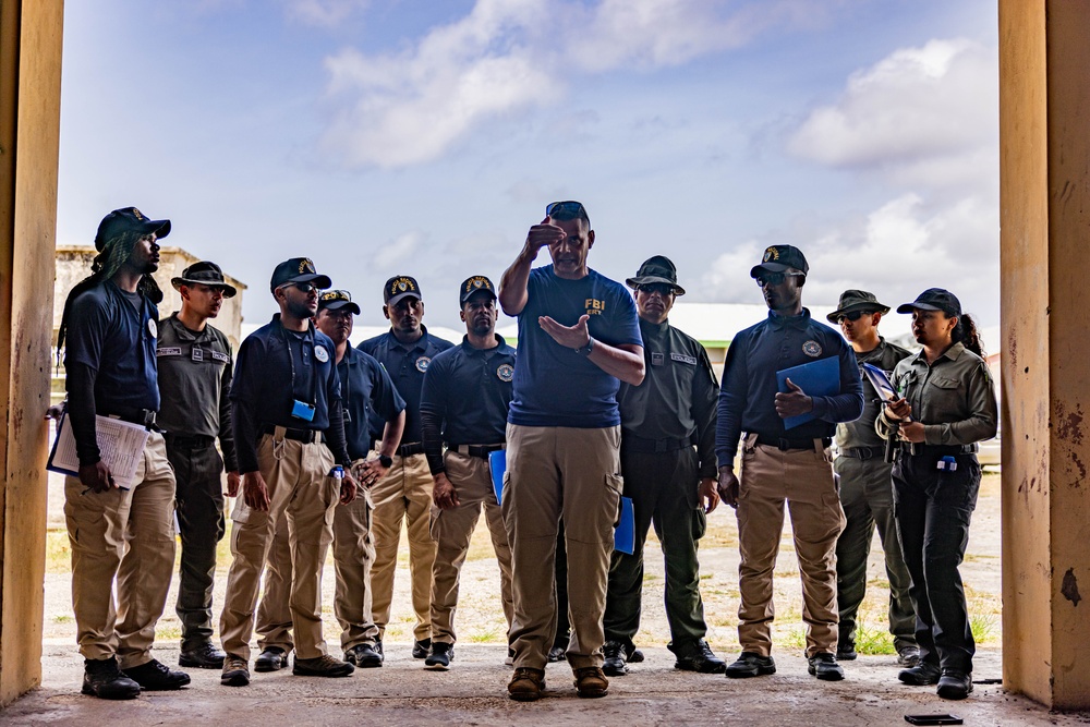 FBI Evidence Response Team teach crime scene evidence gathering techniques during TRADEWINDS 24