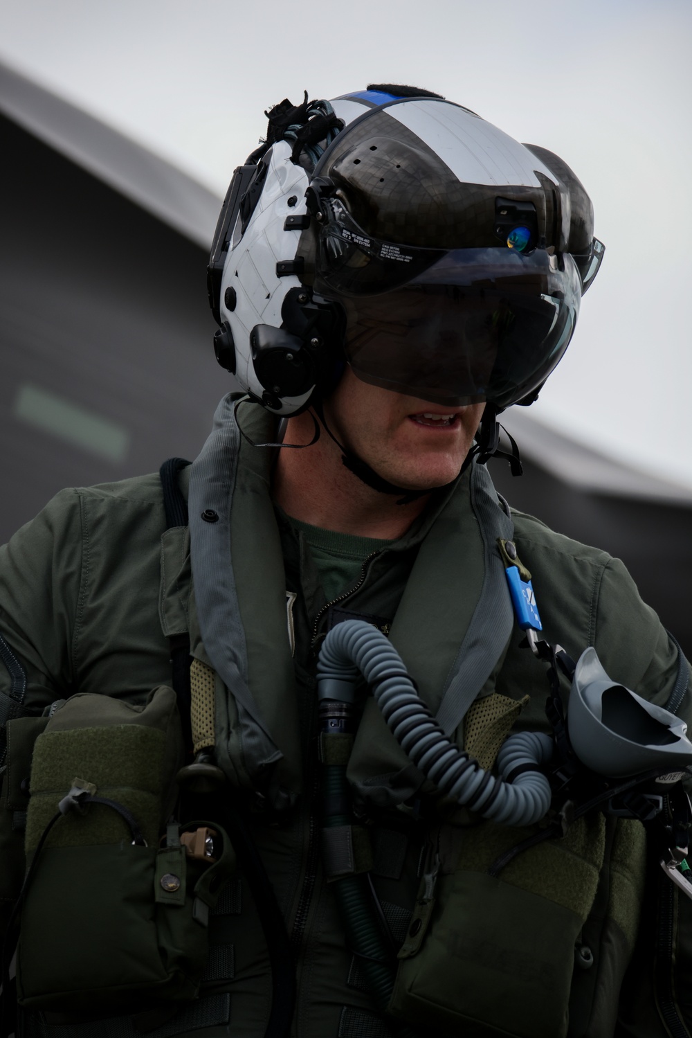 F-35B Lightning IIs land for refueling in Guam