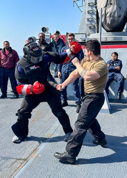 Sailors Conduct SRF-B Course Aboard USS Dewey [Image 5 of 9]