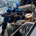 USS Dewey Conducts Replenishment-at-Sea with USNS Cesar Chavez, April 11