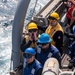 USS Dewey Conducts Replenishment-at-Sea with USNS Cesar Chavez, April 11