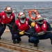 Sailors Conduct Crash and Salvage Drill Aboard USS Dewey, April 19