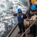 Sailors Aboard USS Dewey Conduct Replenishment-at-Sea with USNS Cesar Chavez, April 22