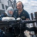 Sailors Aboard USS Dewey Conduct Crew-Served Weapons Qualifications