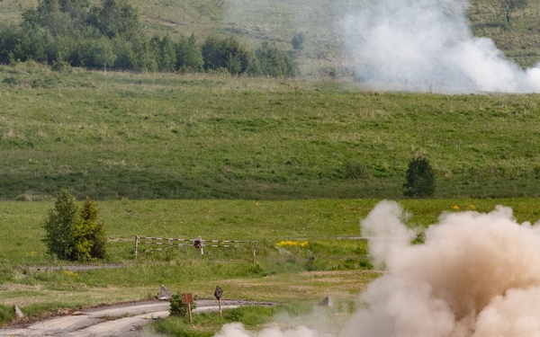U.S. and Czech Republic forces execute joint live-fire demonstration