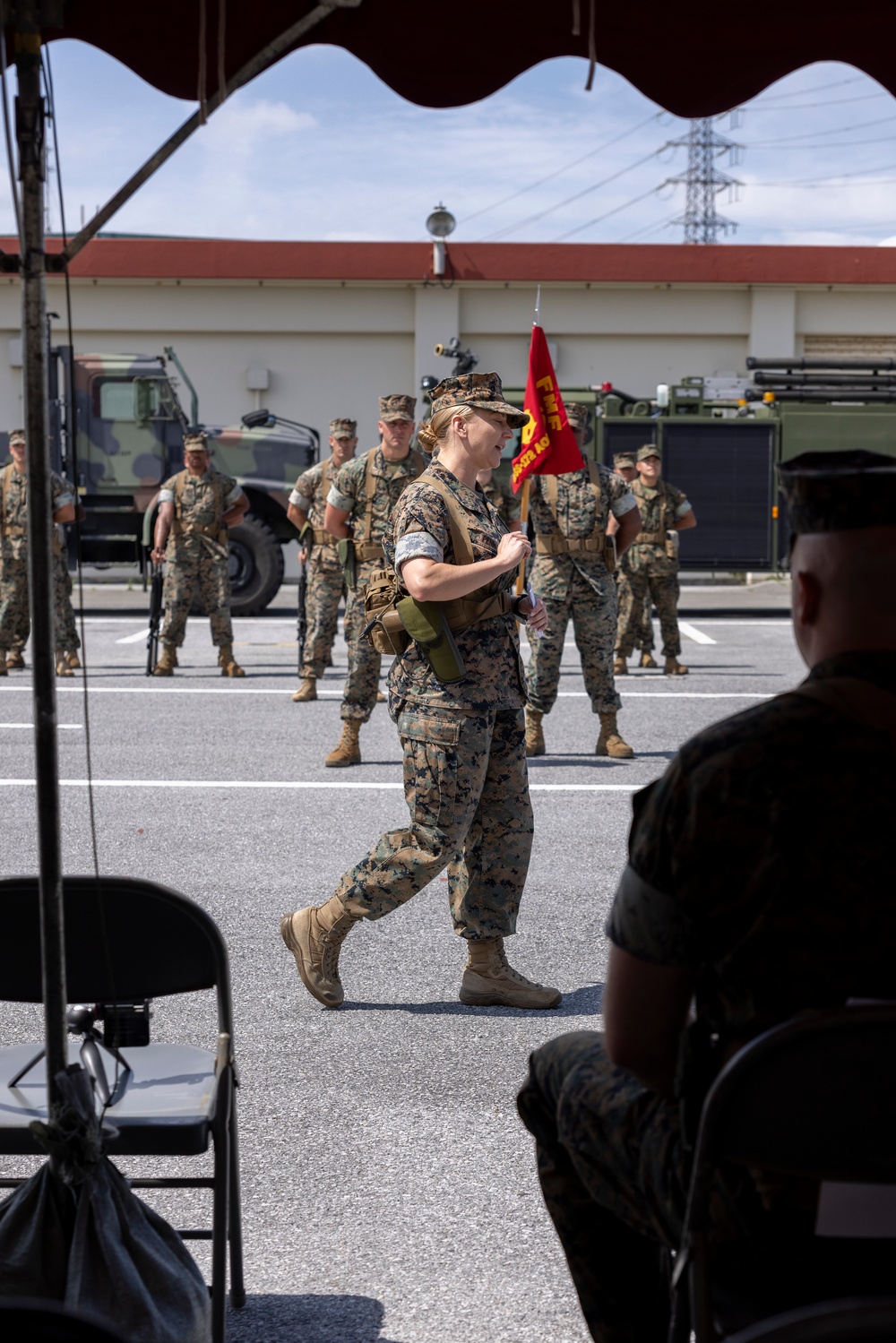 Airfield Operations Company holds change of command ceremony
