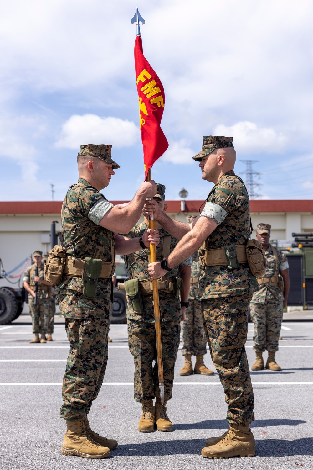 Airfield Operations Company holds change of command ceremony