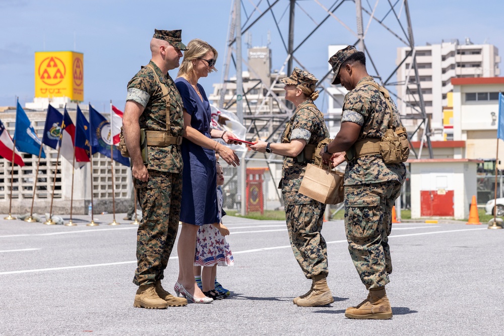 Airfield Operations Company holds change of command ceremony