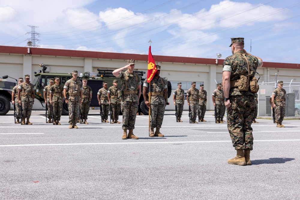 Airfield Operations Company holds change of command ceremony