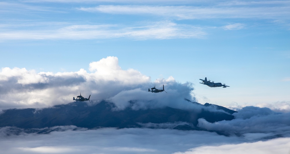 VMM-261 Bronco Flight to Mt. Kilimanjaro